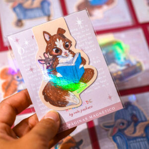 MARCAPAGINAS MAGENTICO PERRITO - Imagen 3