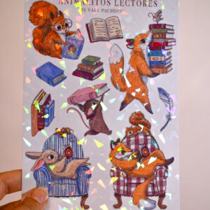 STICKER ANIMALITOS LECTORES - Imagen 2