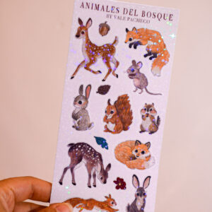 STICKER PEQUEÑO ANIMALES DEL BOSQUE - Imagen 2