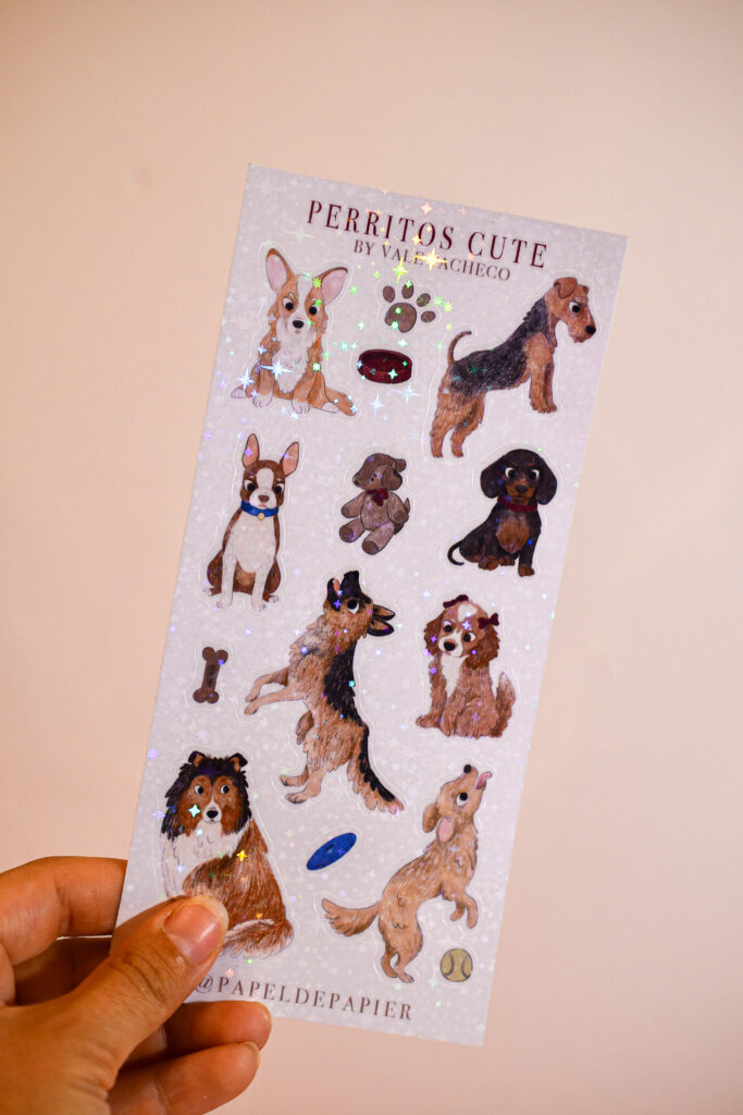 STICKERS PERRITOS PEQUEÑOS