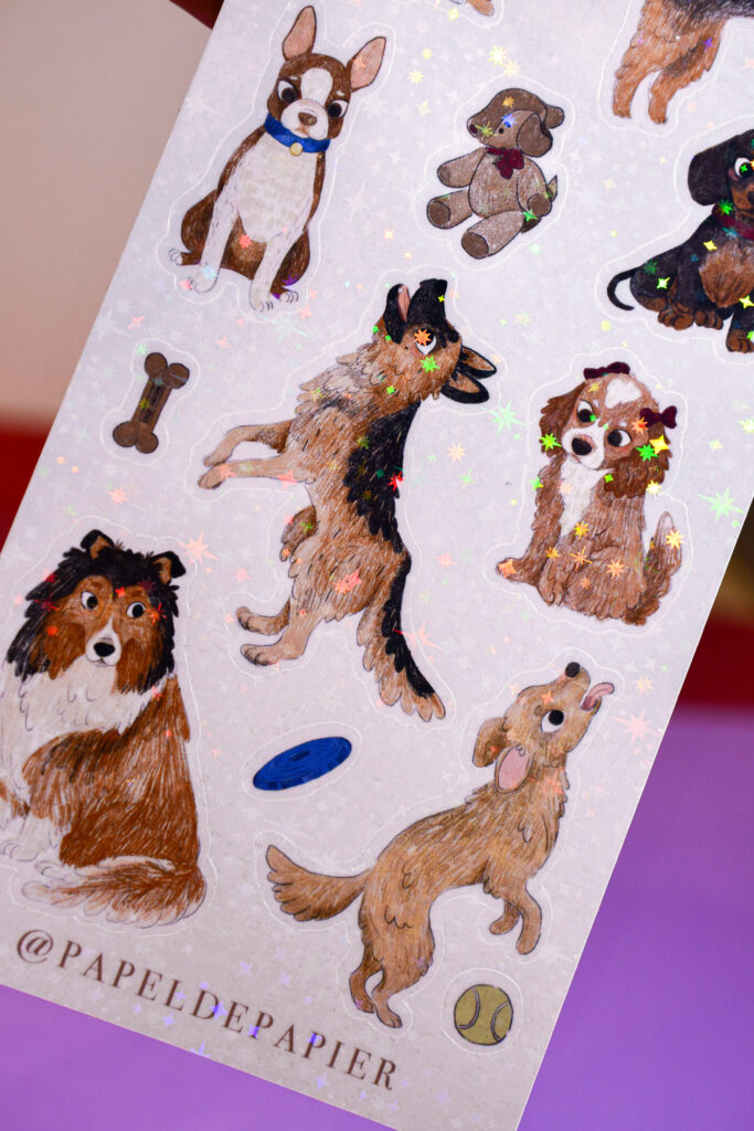 STICKERS PERRITOS PEQUEÑOS