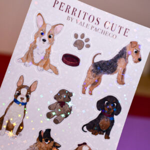 STICKERS PERRITOS PEQUEÑOS