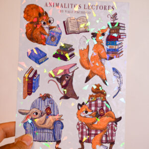 STICKER ANIMALITOS LECTORES