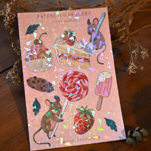 STICKER RATONCITO DULCERO PALETA - Imagen 2