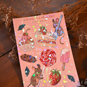 STICKER RATONCITO DULCERO PALETA