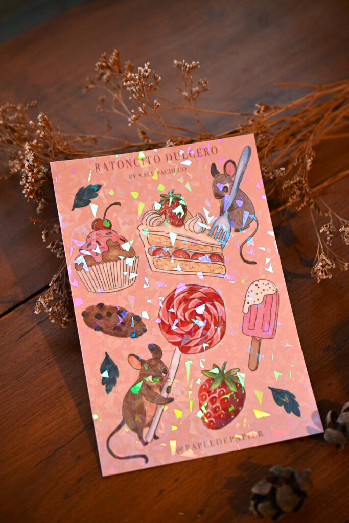 STICKER RATONCITO DULCERO PALETA