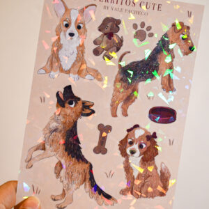 STICKERS PERRITOS CUTE