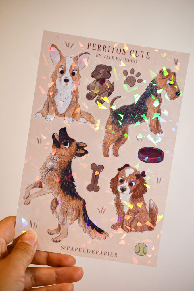 STICKERS PERRITOS CUTE