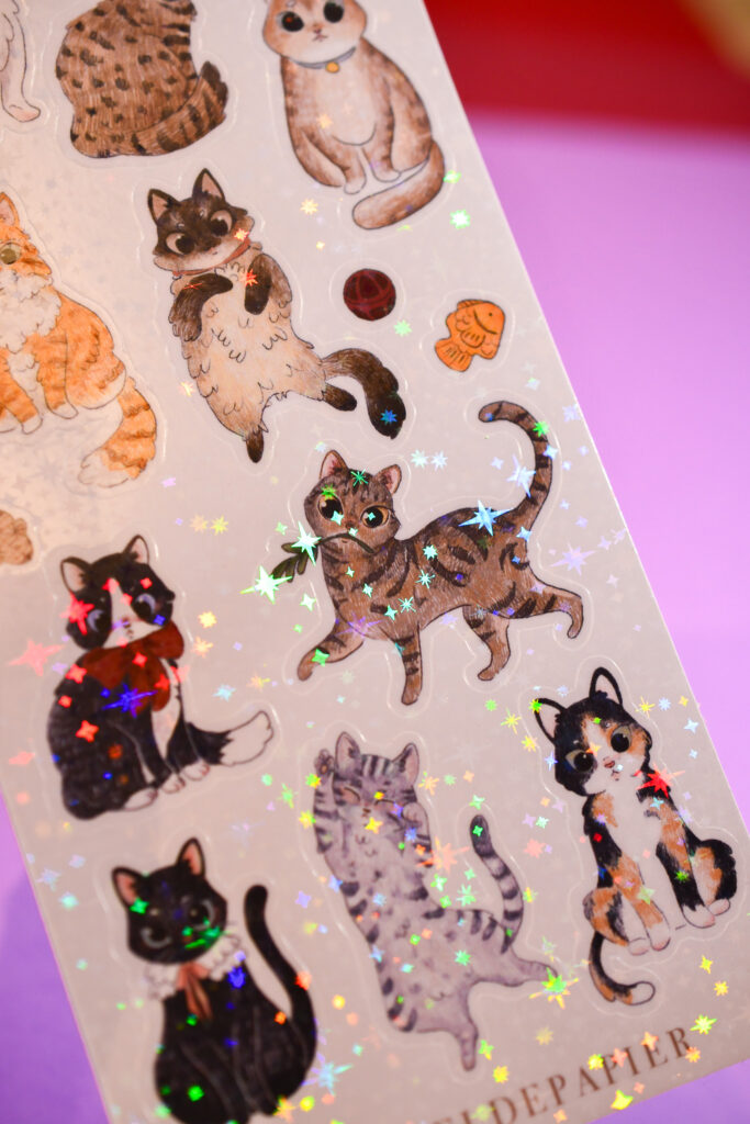 STICKER GATITOS PEQUEÑOS