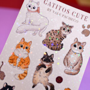 STICKER GATITOS PEQUEÑOS