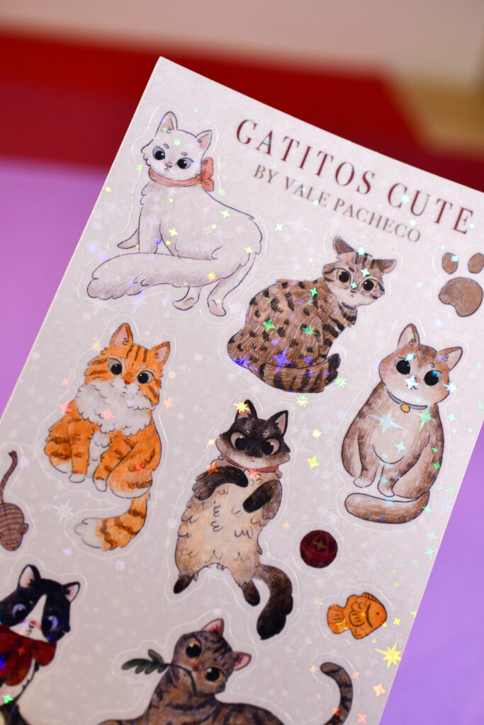 STICKER GATITOS PEQUEÑOS