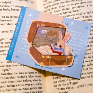 MARCAPAGINAS MAGNETICO CONEJITO EN MALETA - Imagen 2