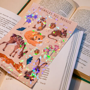 STICKER ANIMALES DEL BOSQUE ZORRO DURMIENDO - Imagen 6