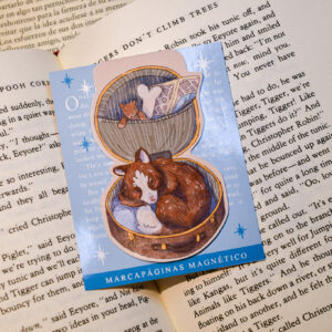 MARCAPAGINAS MAGENTICO PERRITO EN MALETA - Imagen 6