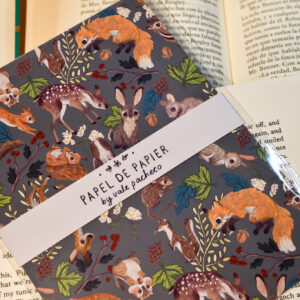 TARJETA ANIMALES DEL BOSQUE VERDE - Imagen 3