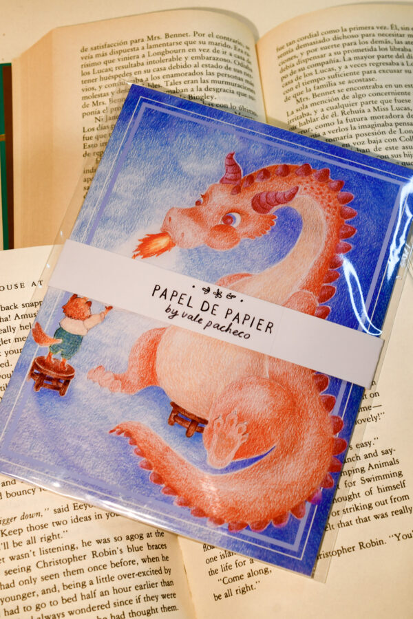 TARJETA DRAGON DE CUMPLEAÑOS - Imagen 2