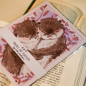 TARJETA ABRAZO DE NUTRIA