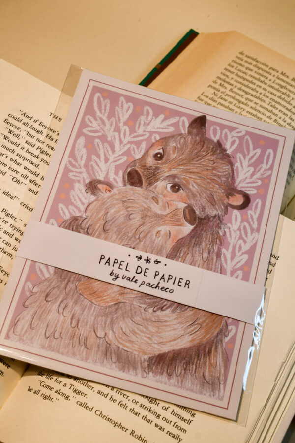 TARJETA ABRAZO DE OSO - Imagen 1