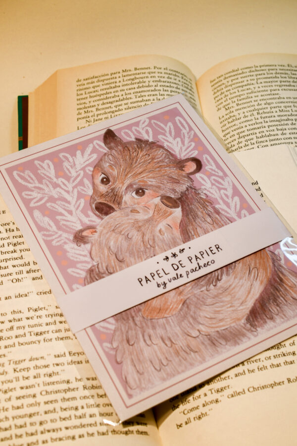 TARJETA ABRAZO DE OSO - Imagen 2