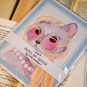 TARJETA GATITA FASHION - Imagen 2