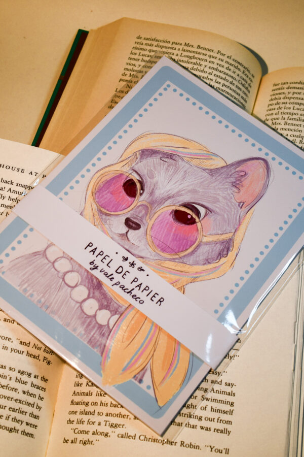 TARJETA GATITA FASHION - Imagen 2