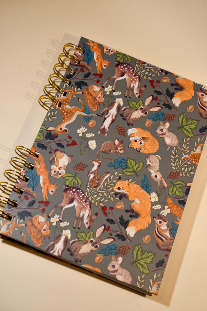 LIBRETA ANIMALITOS DEL BOSQUE VERDE