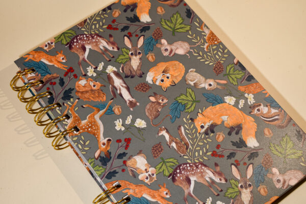 LIBRETA ANIMALITOS DEL BOSQUE VERDE - Imagen 1