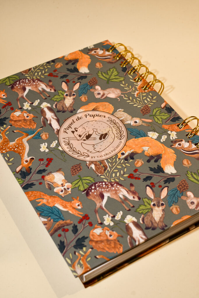LIBRETA ANIMALITOS DEL BOSQUE VERDE