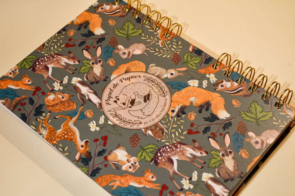 LIBRETA ANIMALITOS DEL BOSQUE VERDE