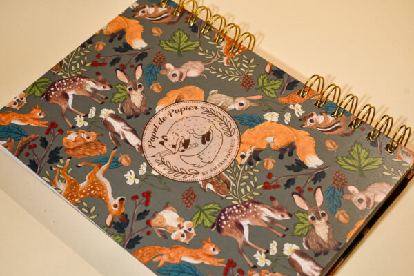 LIBRETA ANIMALITOS DEL BOSQUE VERDE - Imagen 6