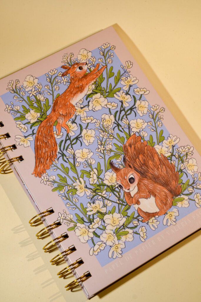 LIBRETA ARDILLA ROJA