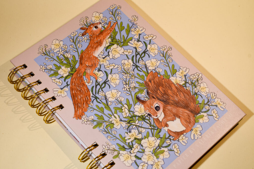LIBRETA ARDILLA ROJA