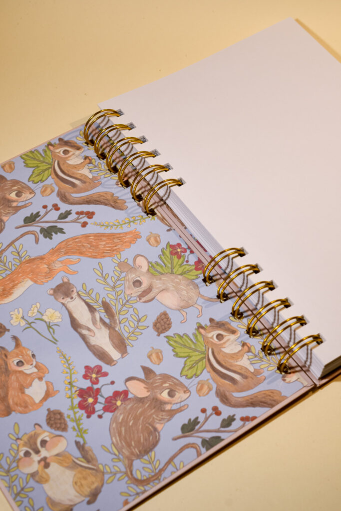 LIBRETA ARDILLA ROJA