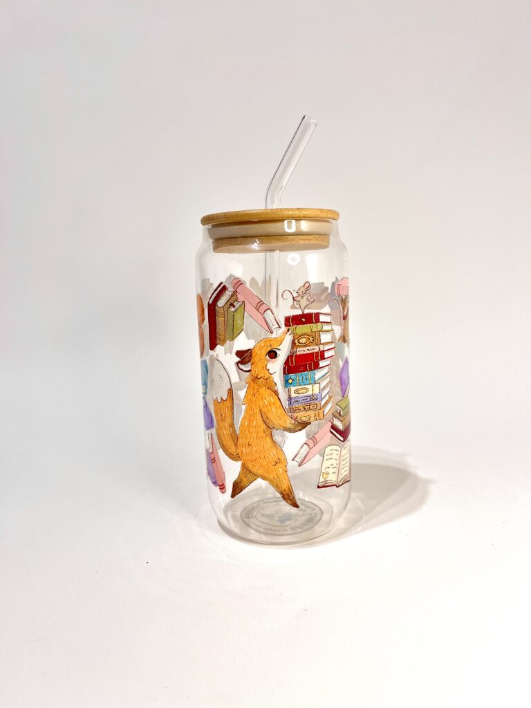 VASO ANIMALITOS LECTORES