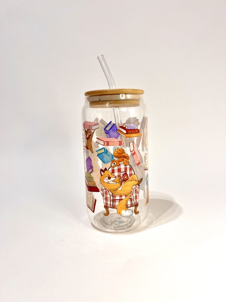 VASO ANIMALITOS LECTORES