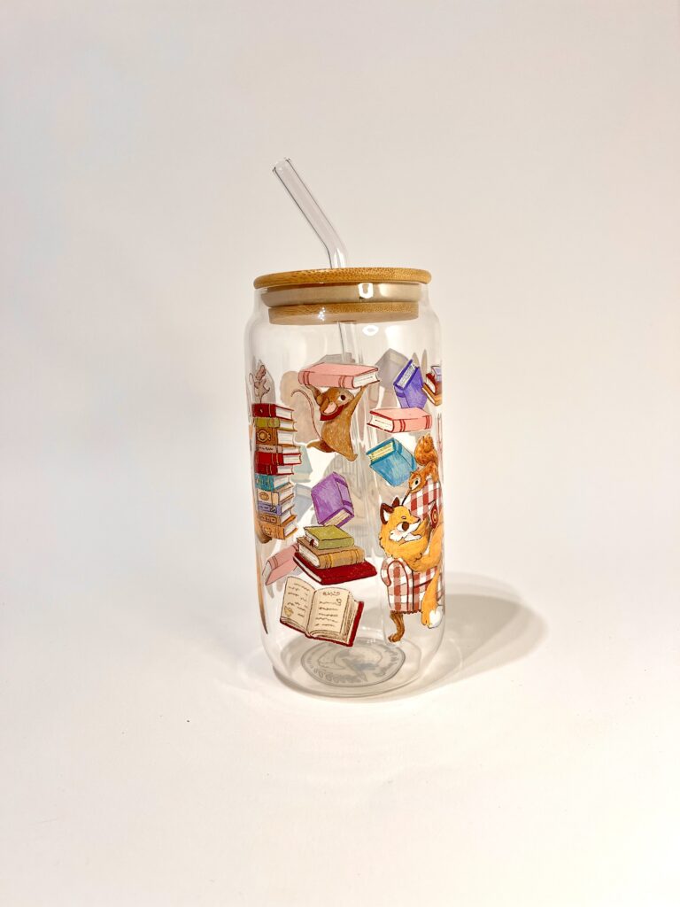 VASO ANIMALITOS LECTORES