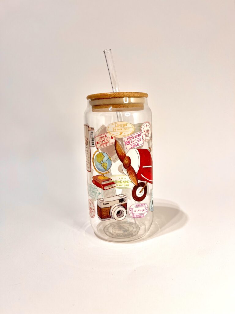 VASO GATITA VIAJERA