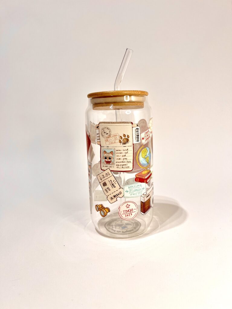 VASO GATITA VIAJERA