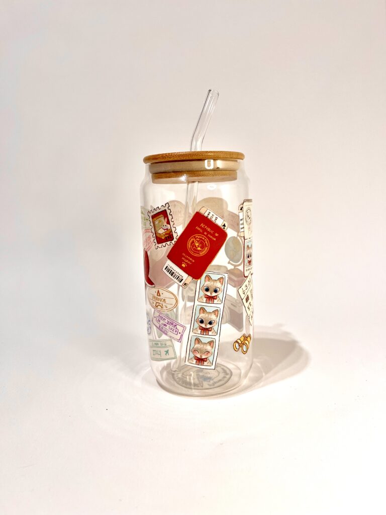 VASO GATITA VIAJERA
