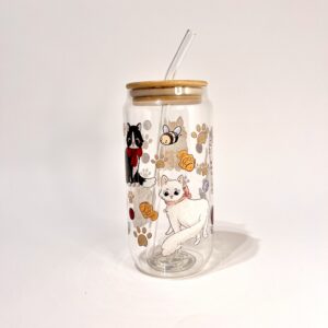VASO GATITOS