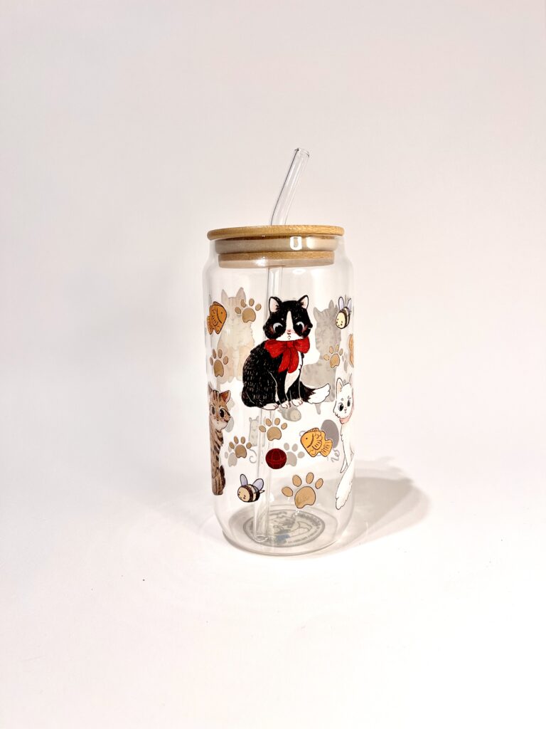 VASO GATITOS