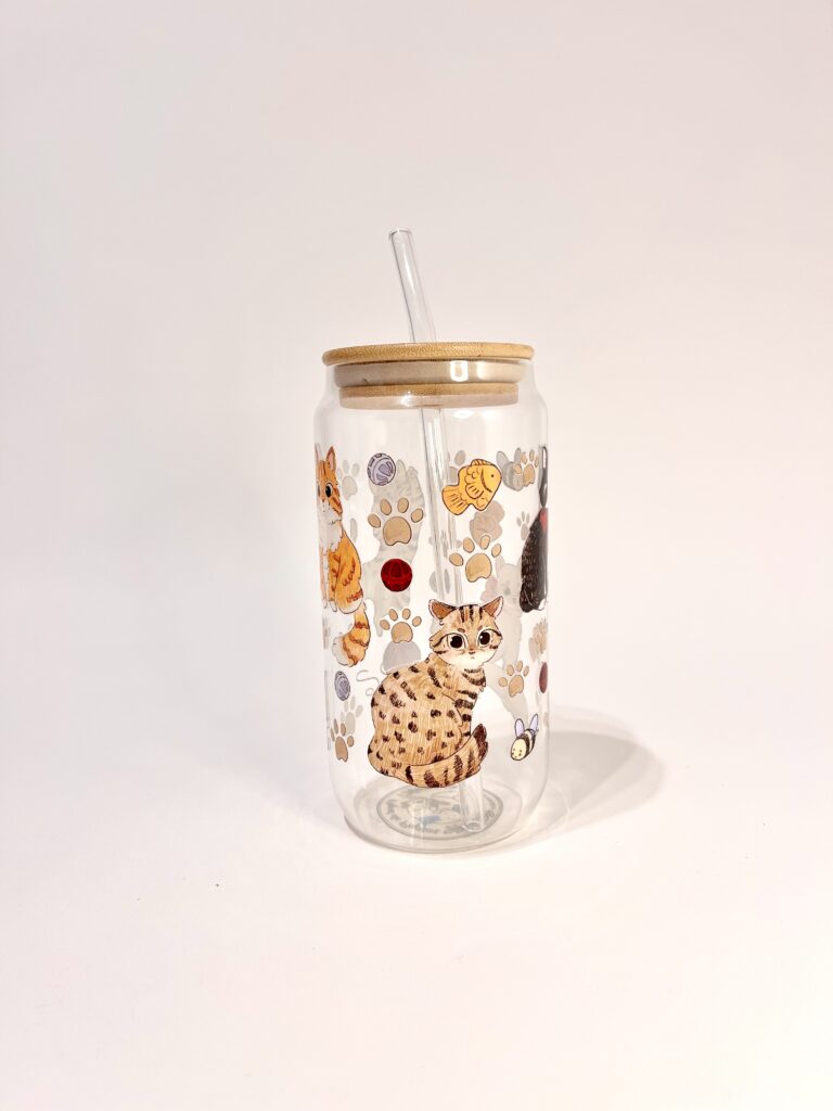 VASO GATITOS