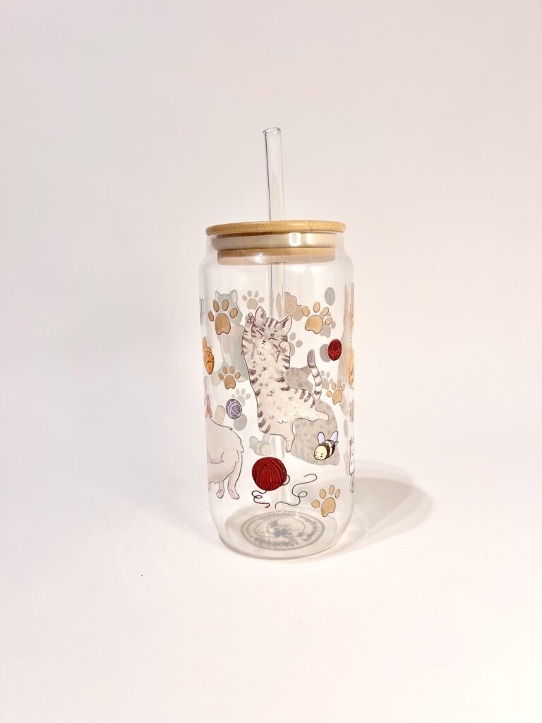 VASO GATITOS