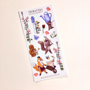 STICKER PEQUEÑO LLEGO LA PRIMAVERA