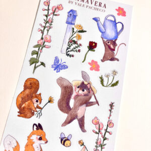 STICKER PEQUEÑO LLEGO LA PRIMAVERA - Imagen 2