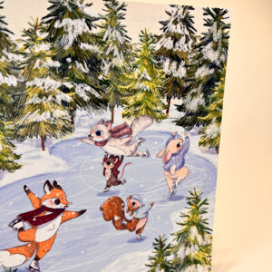 TARJETA NAVIDAD SOBRE HIELO - Imagen 2