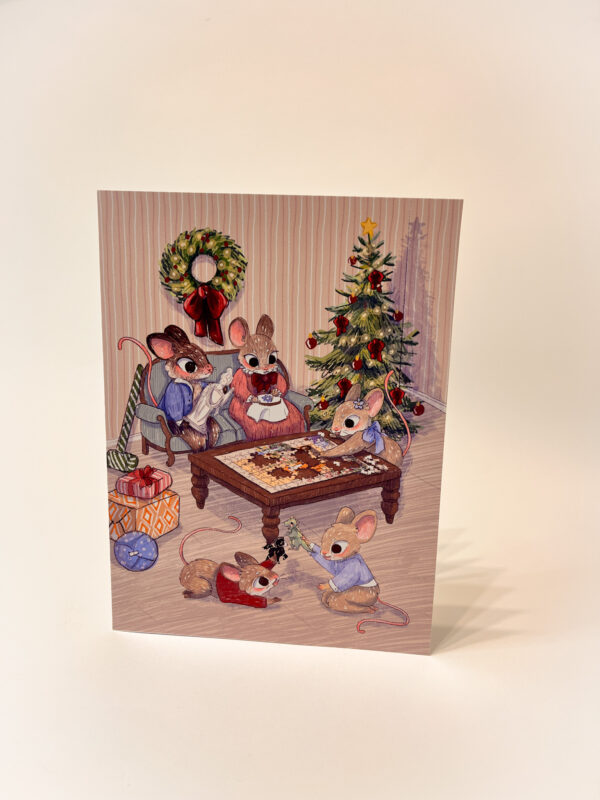 TARJETA RATOFAMILIA NAVIDEÑA - Imagen 2