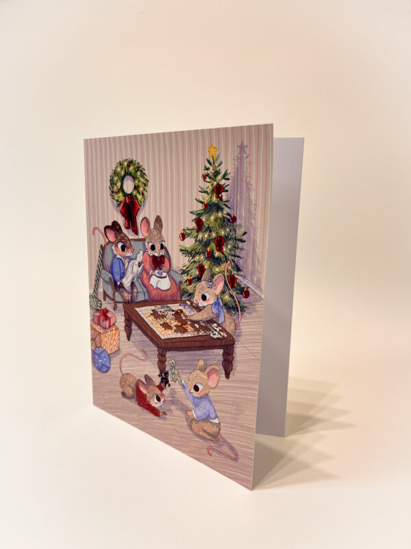 TARJETA RATOFAMILIA NAVIDEÑA - Imagen 3