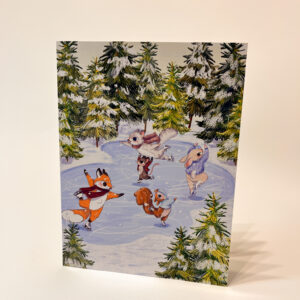 TARJETA NAVIDAD SOBRE HIELO - Imagen 4