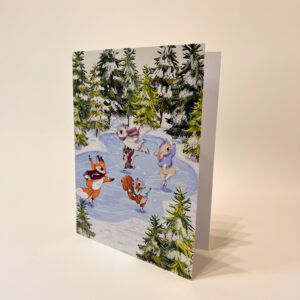 TARJETA NAVIDAD SOBRE HIELO - Imagen 3